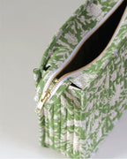 Olive Grove - Handblock Printed Quilted Pouch Trio
