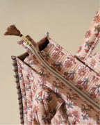 Soft Launch- Handblock Printed Quilted Tote Bag