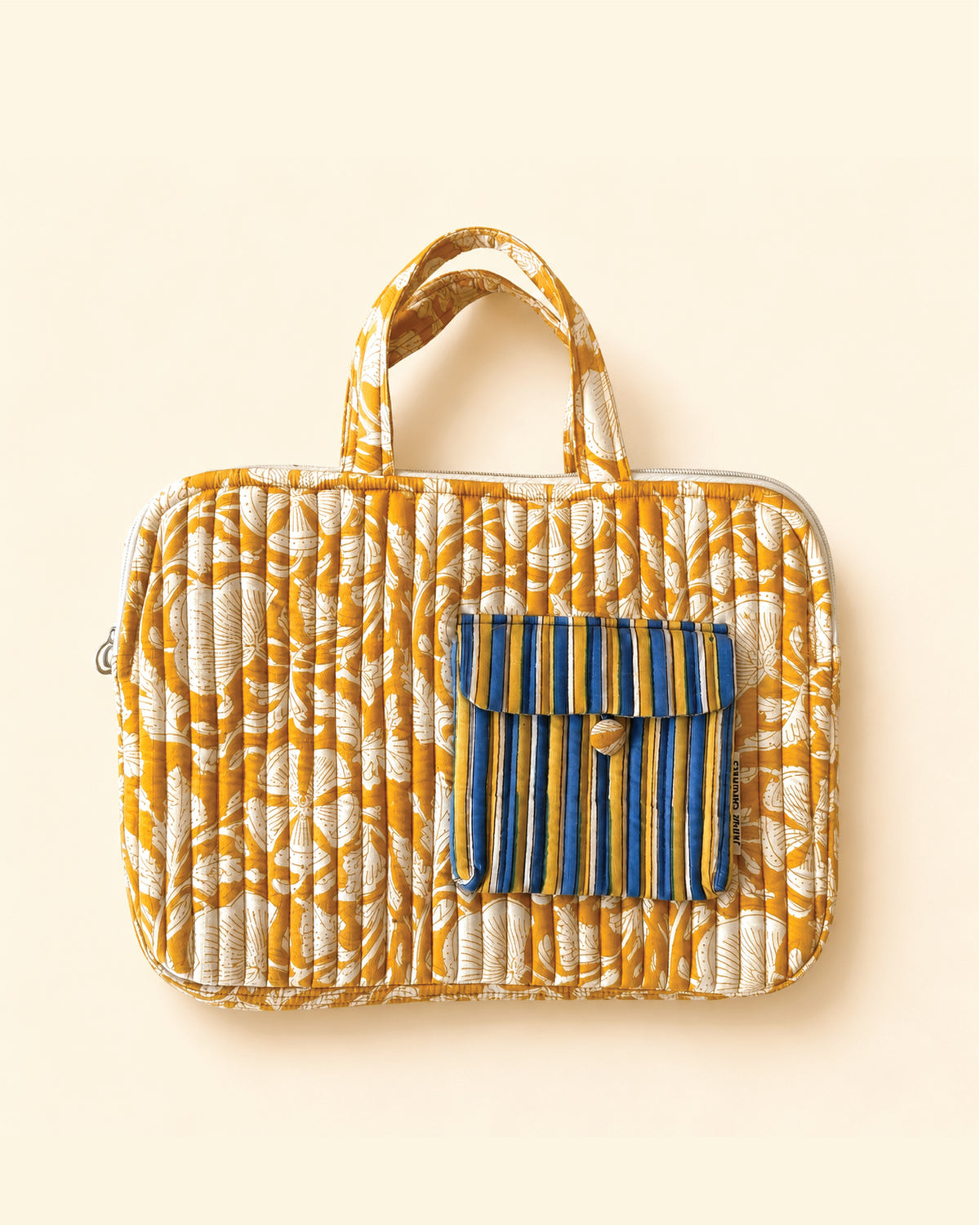 Kesar Quilted Laptop Bag
