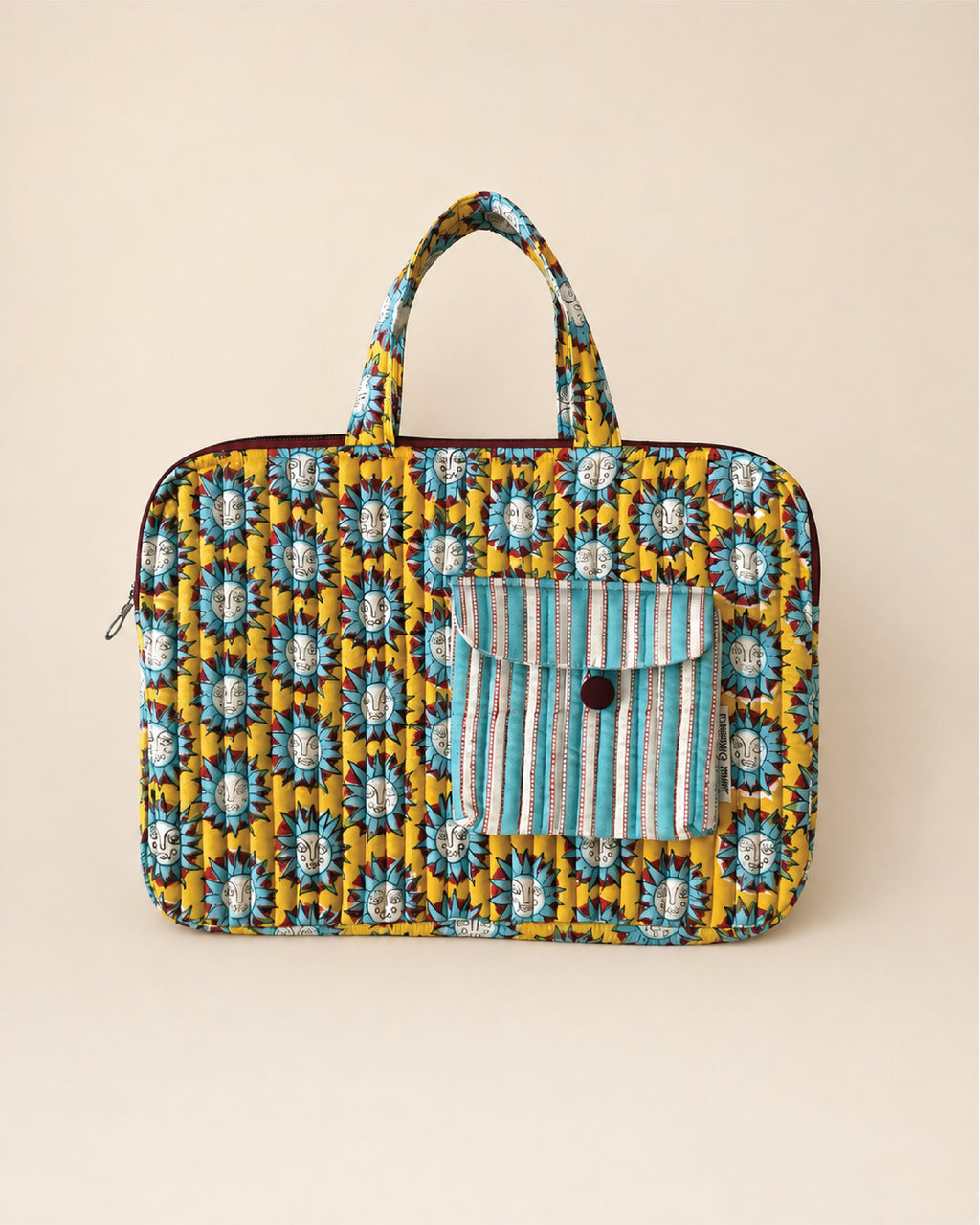 Surya Quilted Laptop Bag