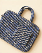 Neel Quilted Laptop Bag
