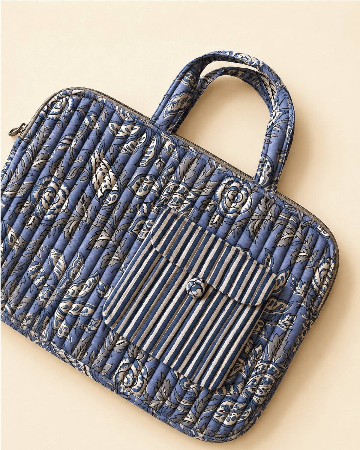 Neel Quilted Laptop Bag