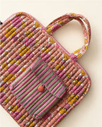 Gulab Quilted Laptop Bag