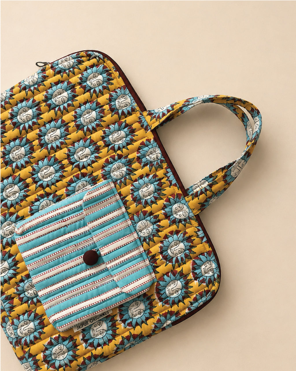 Surya Quilted Laptop Bag