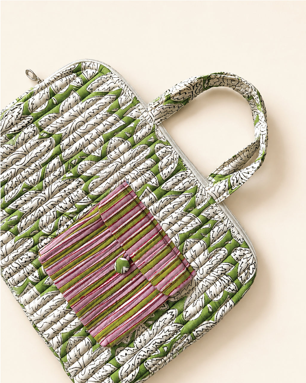 Bahaar Quilted Laptop Bag