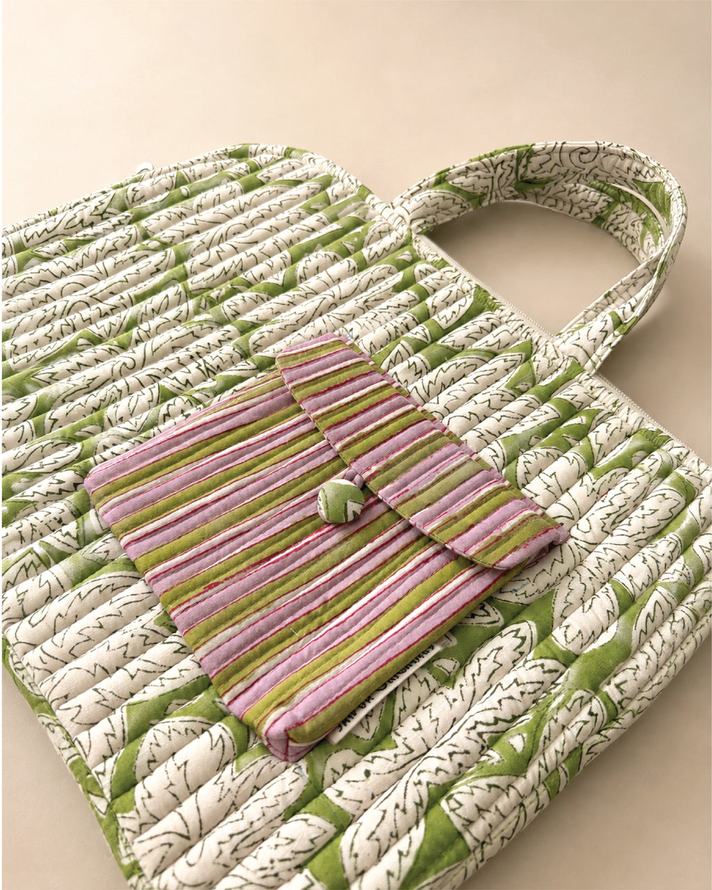 Bahaar Quilted Laptop Bag