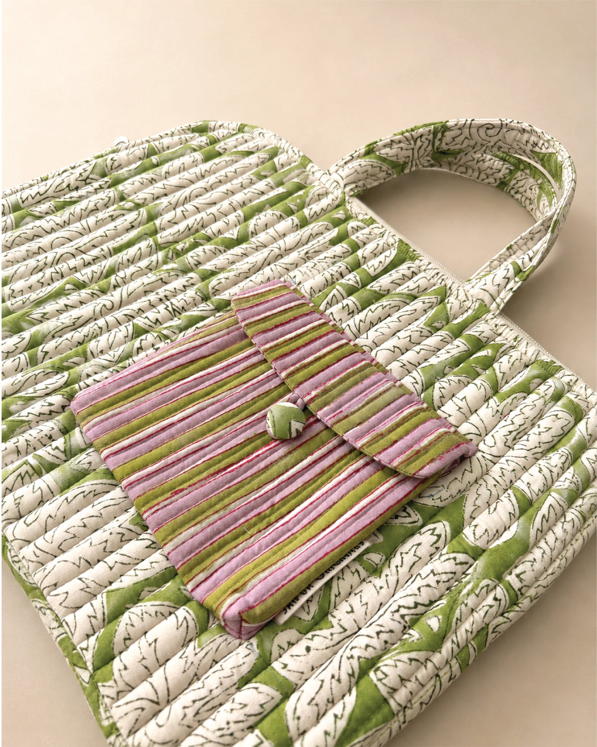 Bahaar Quilted Laptop Bag