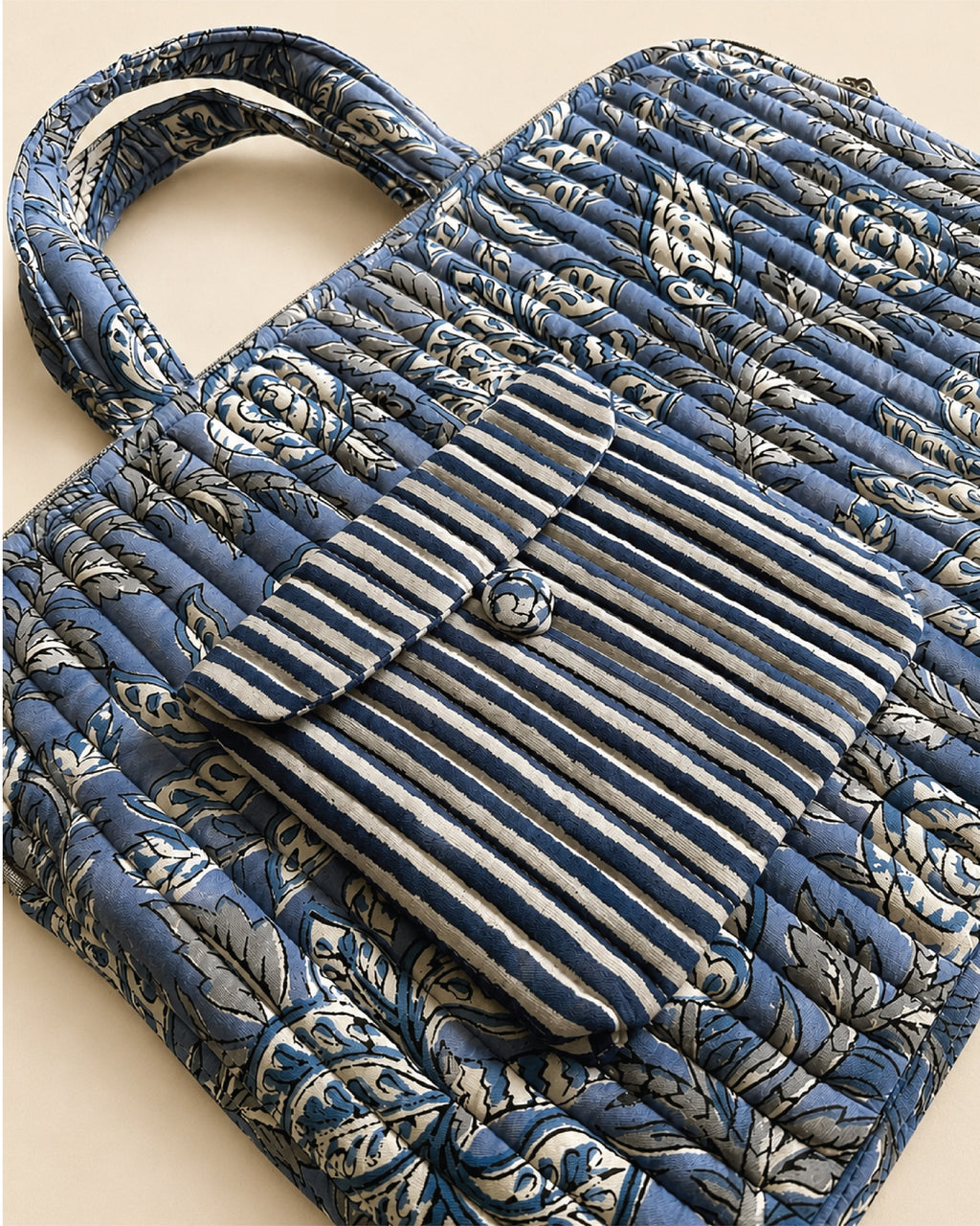 Neel Quilted Laptop Bag